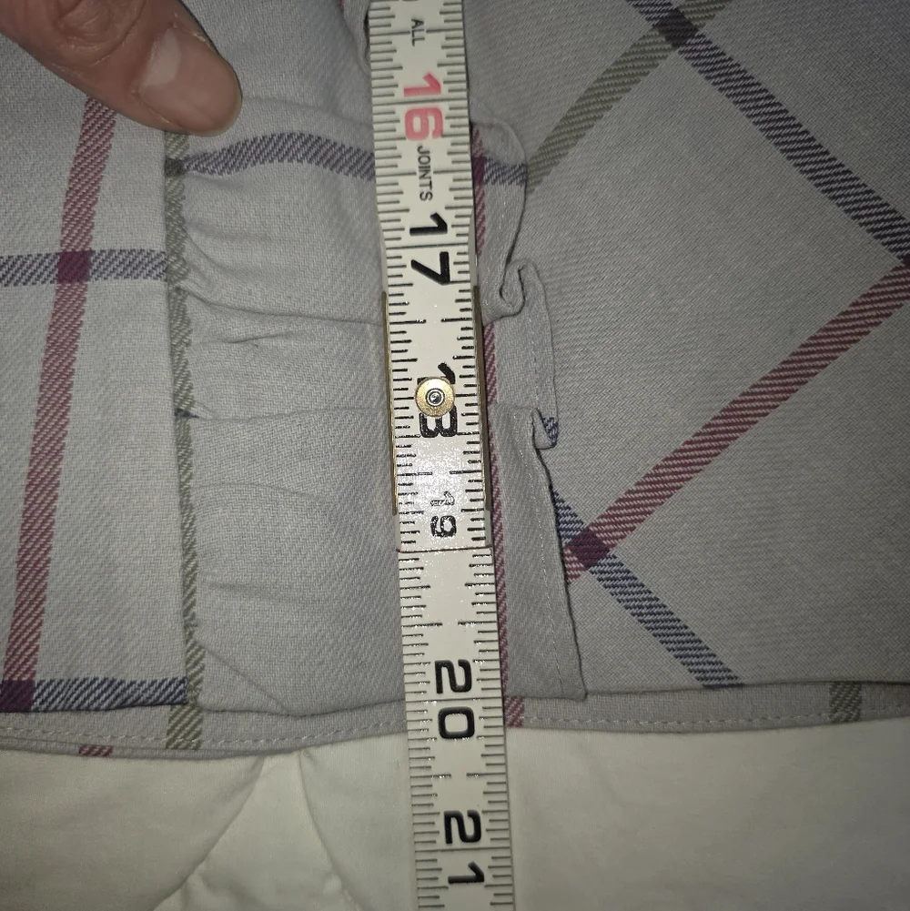 Edme & Esyllte for Anthropologie Plaid Ruffle Skirt – Women’s Size 8 - Picture 10 of 10